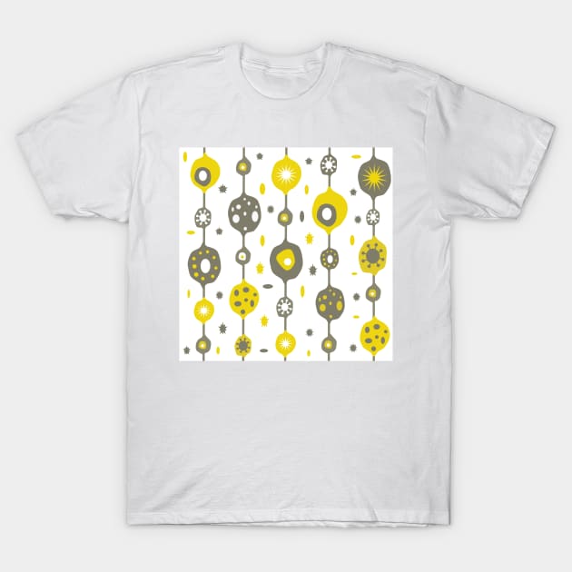 Mid century modern retro abstract pattern T-Shirt by PlusAdore